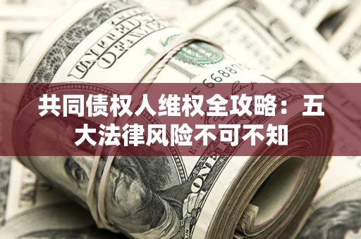 济南共同债权人维权全攻略：五大法律风险不可不知