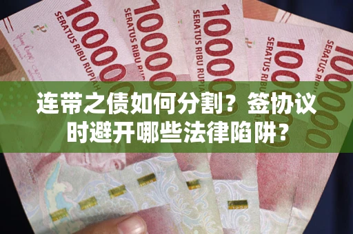 济南连带之债如何分割？签协议时避开哪些法律陷阱？