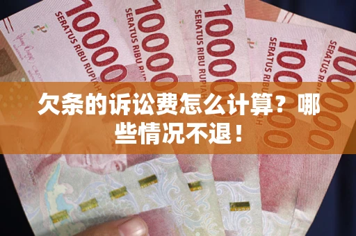 济南欠条的诉讼费怎么计算?哪些情况不退! 济南欠条的诉讼费怎么计算?哪些情况不退!