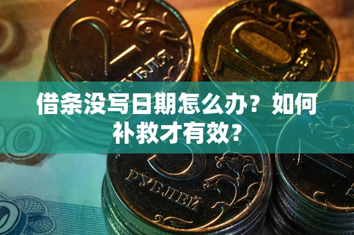 济南借条没写日期怎么办？如何补救才有效？