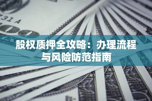 济南股权质押全攻略：办理流程与风险防范指南