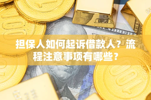 济南担保人如何起诉借款人？流程注意事项有哪些？